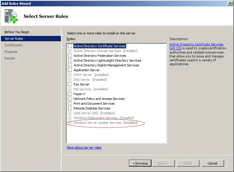 SQL Server Roles