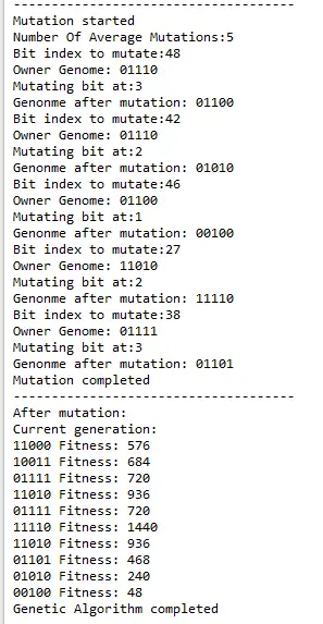 Genetic Algorithm 5