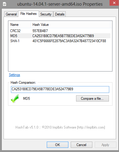 File Hashes