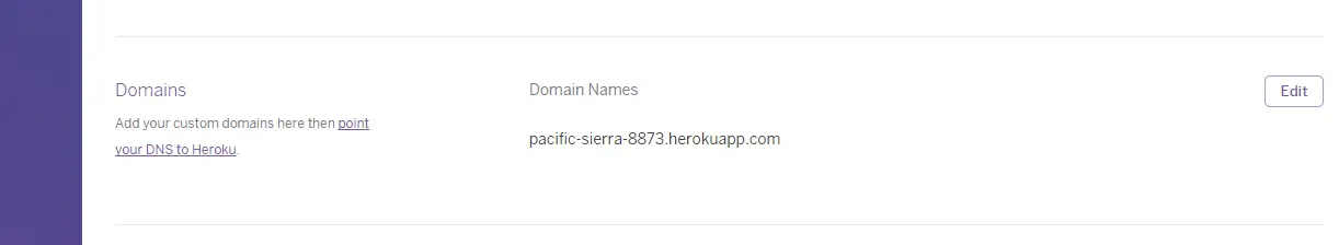 Heroku custom domain