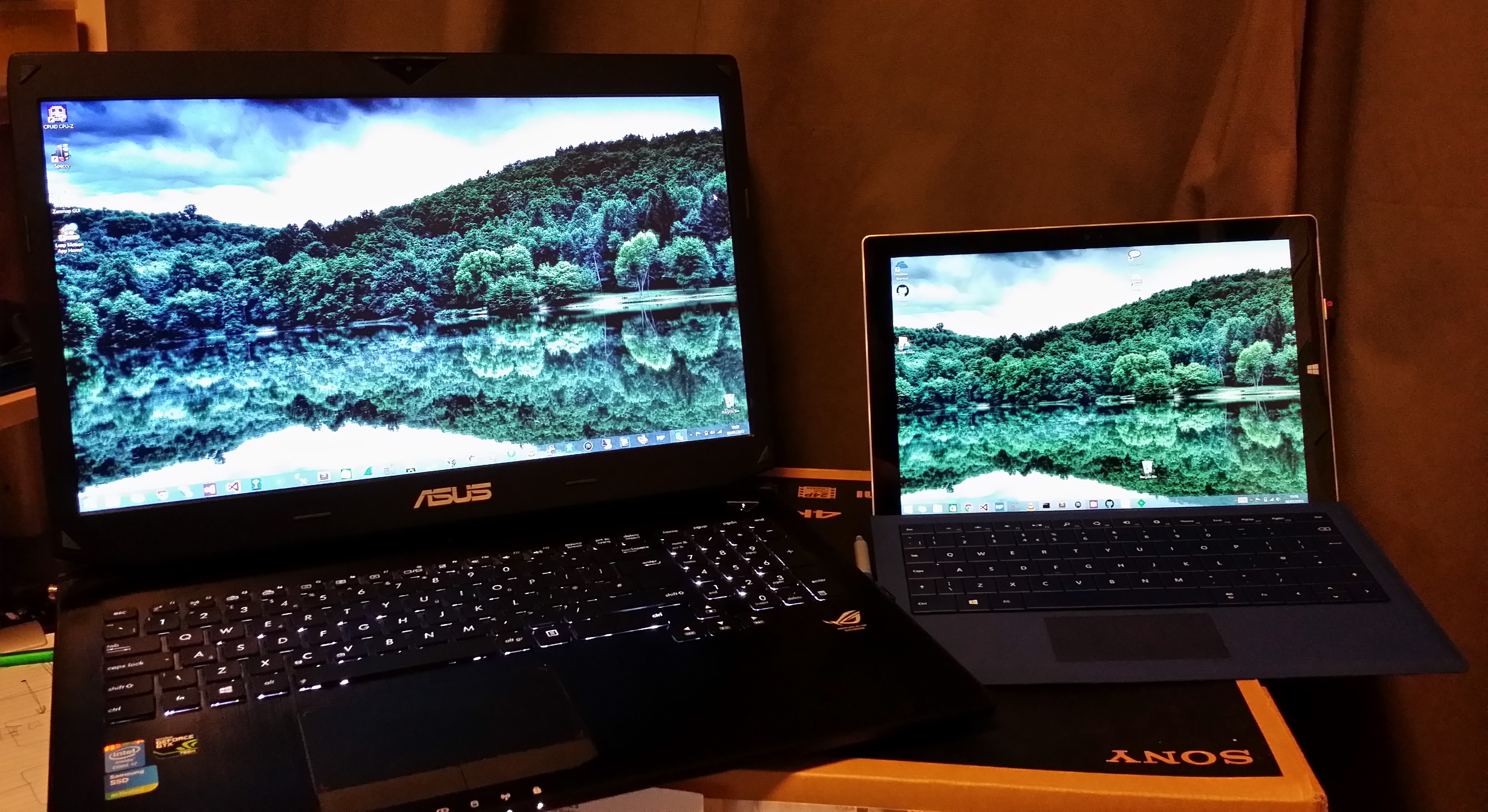 Laptop vs. tablet