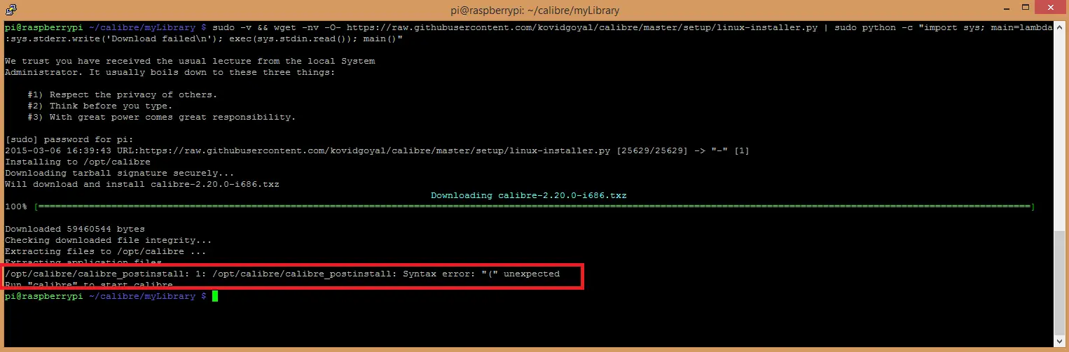 Calibre-ebook-server-on-raspberry-pi