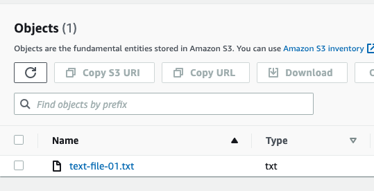 S3 object uploaded